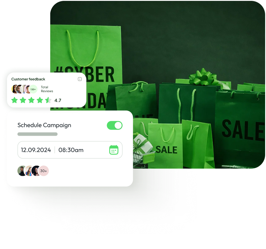 Ecommerce bulk SMS communication dashboard in Tanzania